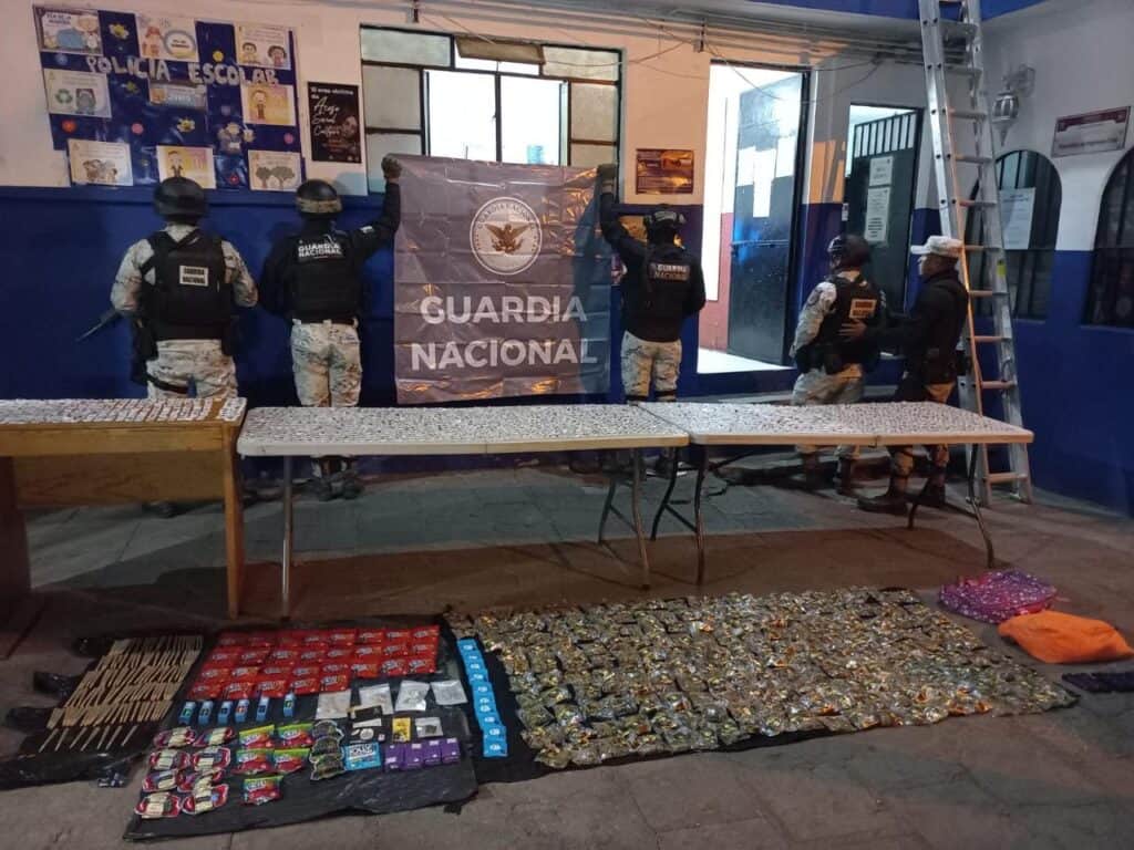 Policía de Guanajuato capital incauta más de 3 mil dosis de drogas