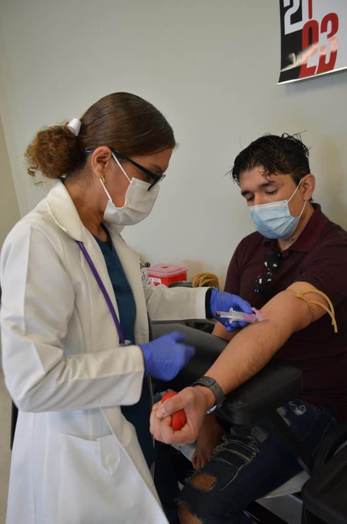 Dona sangre para los pacientes con cáncer