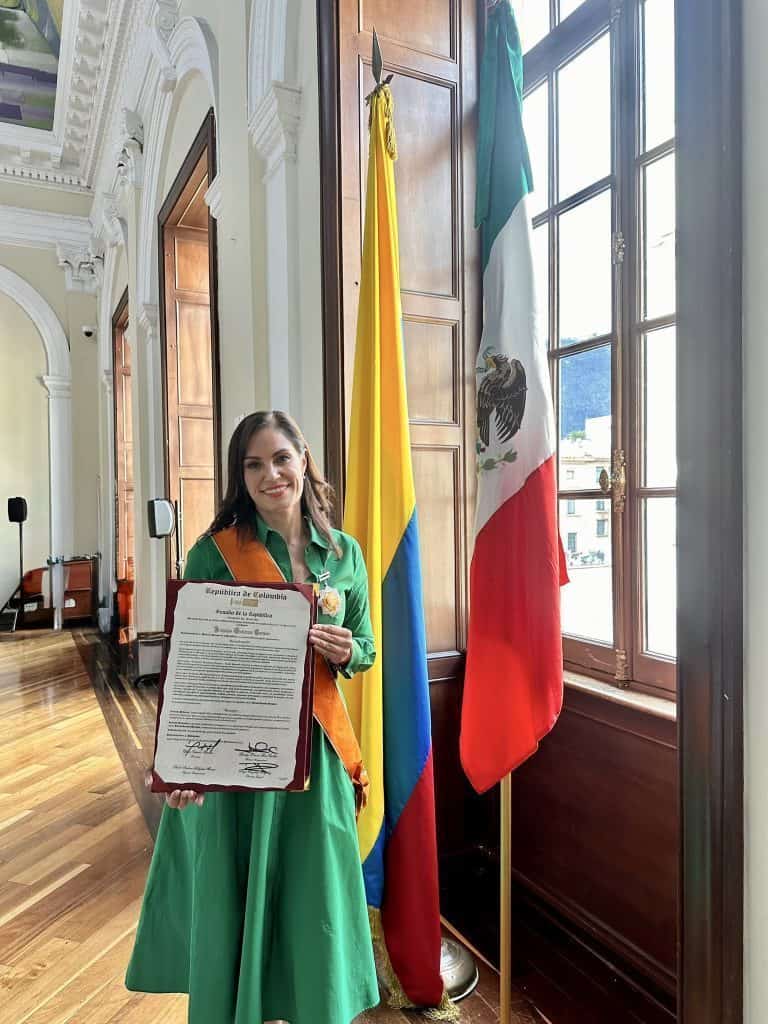 Alejandra Gutiérrez recibe reconocimiento internacional por la cercanía como sello de su gobierno