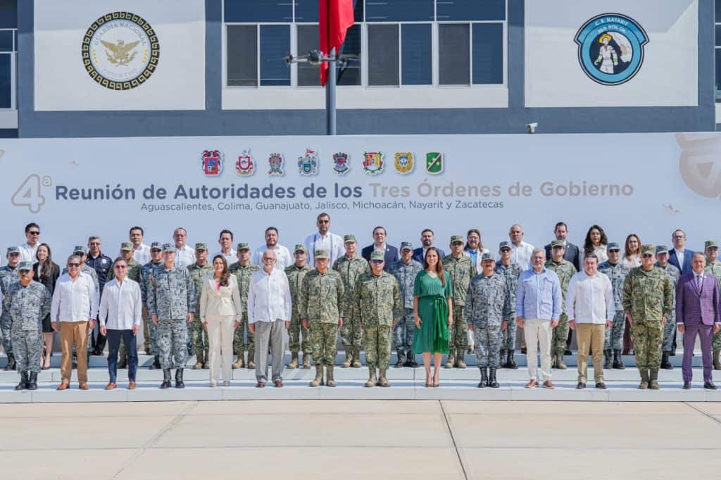 Reunión de autoridades de los Tres Órdenes de Gobierno en Aguascalientes, Colima, Guanajuato, Jalisco, Michoacán, Nayarit y Zacatecas.