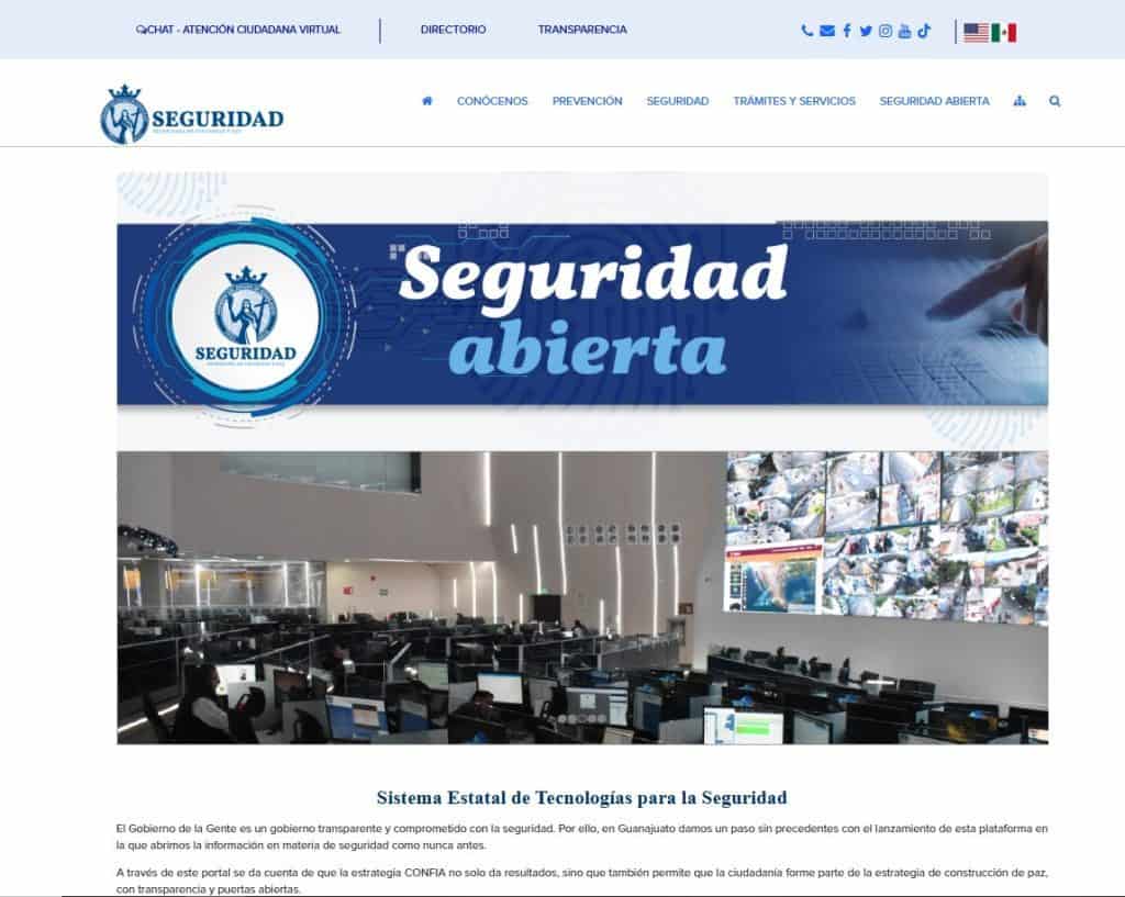 Seguridad pública en Guanajuato, conexión con plataforma de seguridad y videovigilancia en tiempo real.