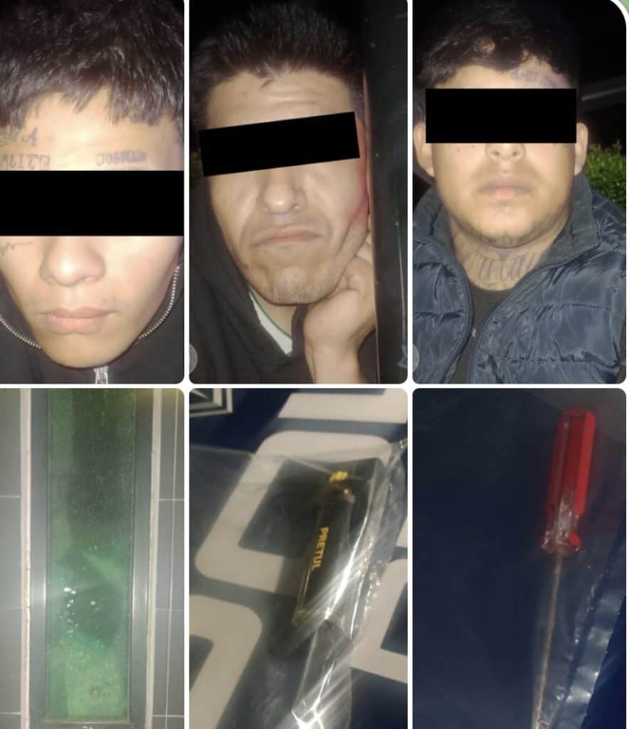 Cuidado con las armas y objetos peligrosos, información sensible y posible relación con actividades ilícitas.