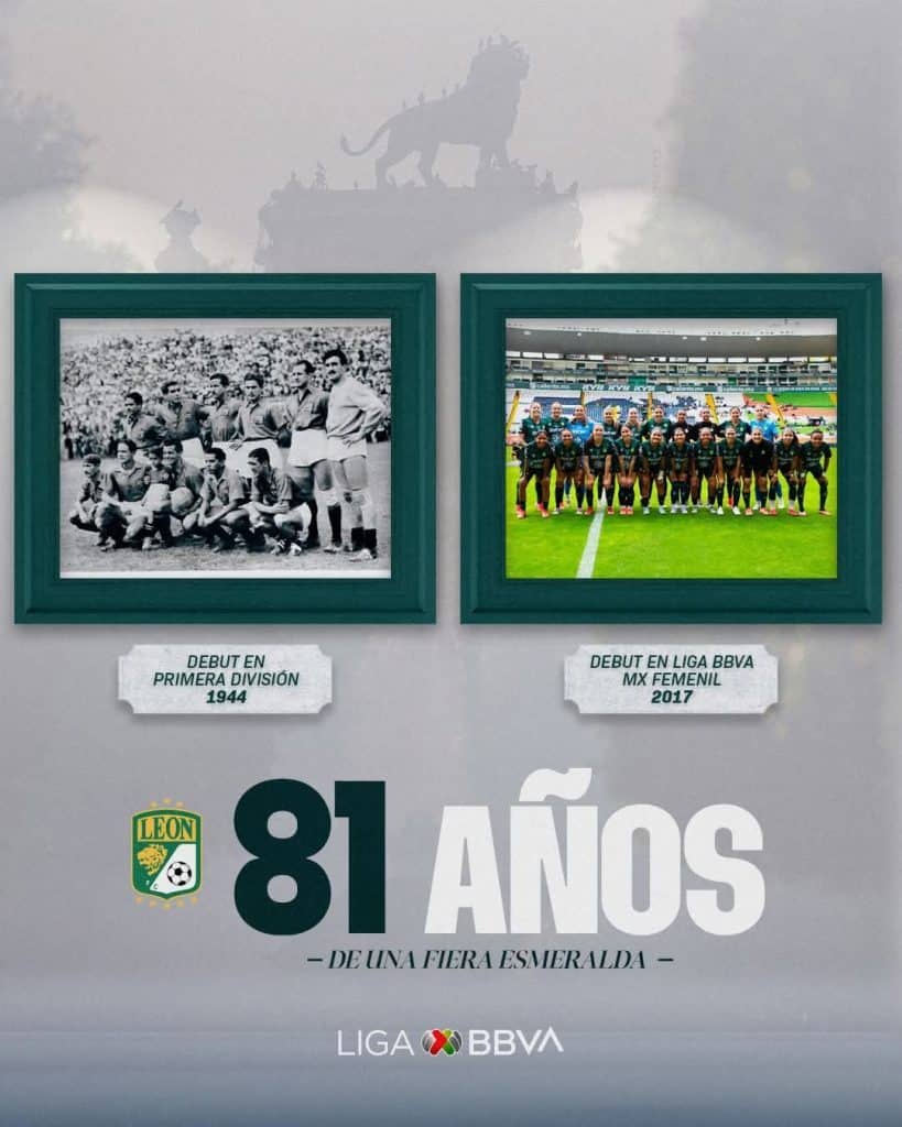 1. Fotos históricas del fútbol mexicano, debut en primera división 1944 y Liga MX Femenil 2017.