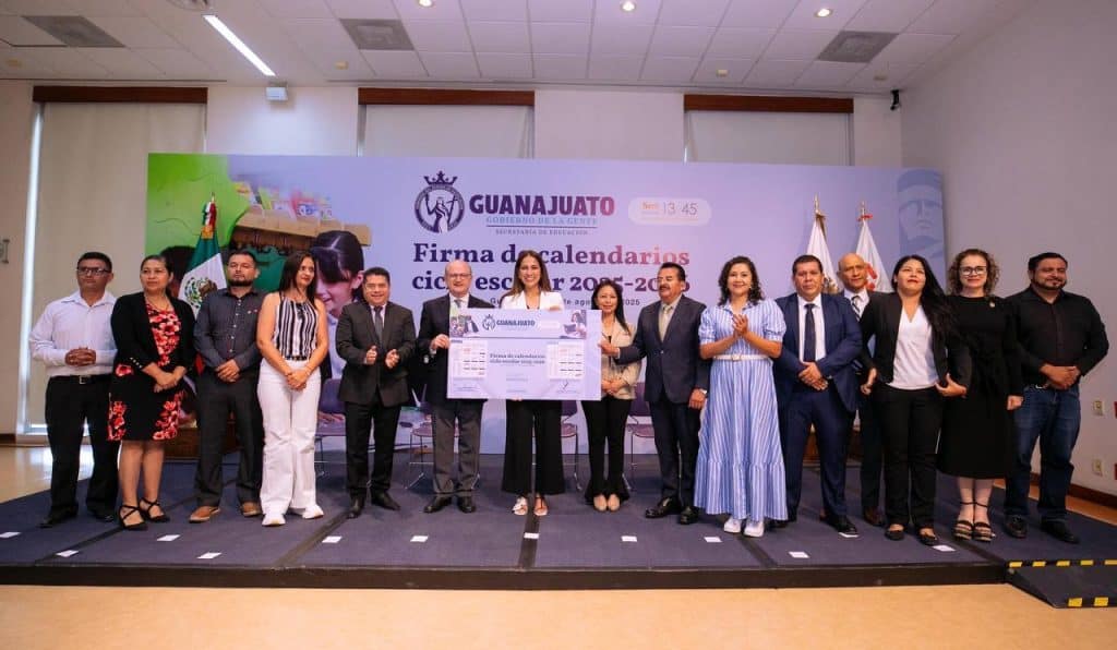 Seguros de calendario escolares 2023-2024 en Guanajuato.