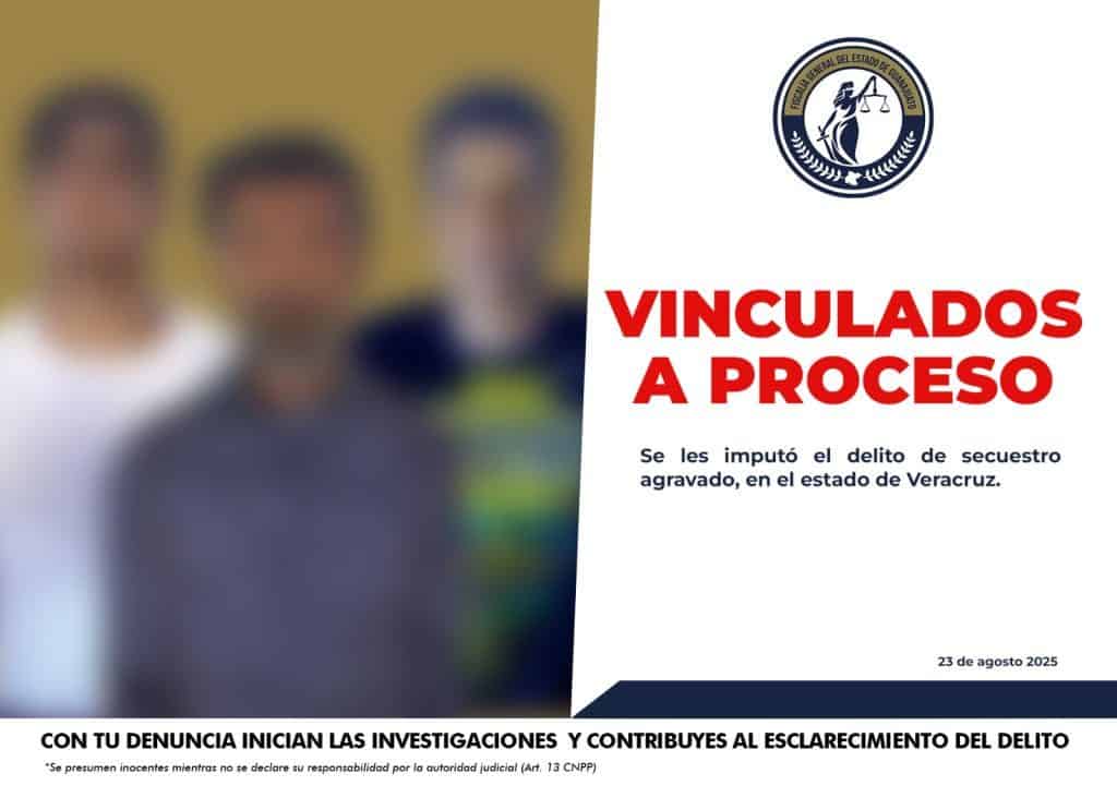Vinculados a proceso por secuestro en Veracruz, investigación y justicia penal.
