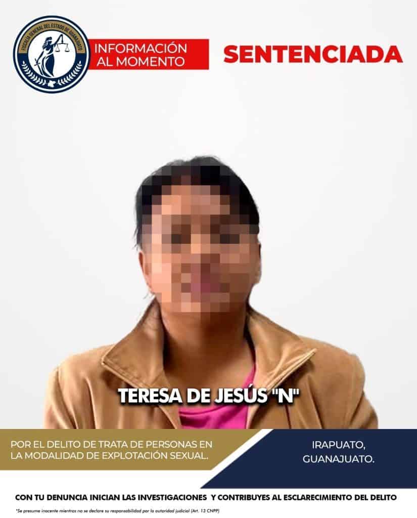 1. Mujer con rostro pixelado en medida de protección por delito sexual en Guatemala.