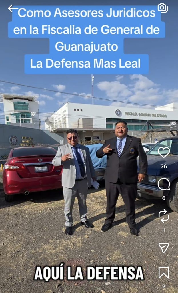 De los reels a la Fiscalía: “La Defensa Más Leal” se dejó caer en Guanajuato