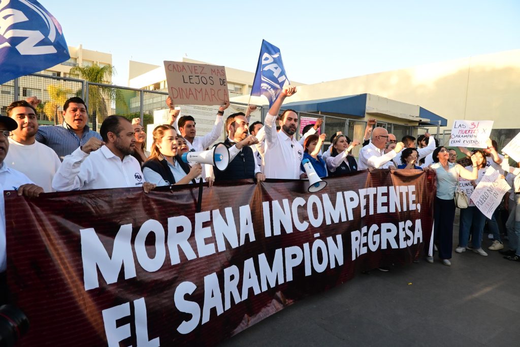 Ante “epidemia” de sarampión, PAN denuncia crisis de salud y plantea soluciones