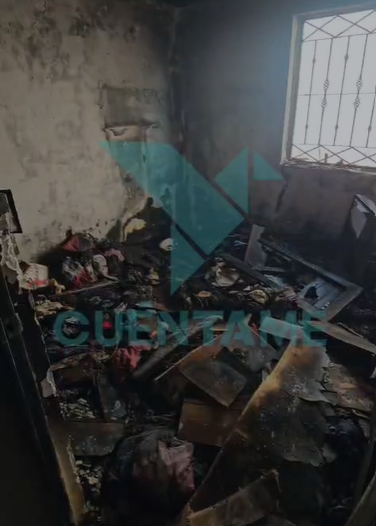 Niño de 11 años salva a sus hermanitas de incendio que consumió su hogar en León