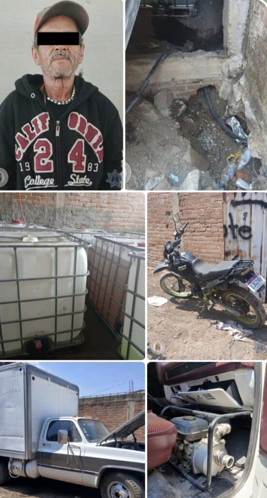 Aseguran más de 20 mil litros de gasolina en León; detienen a un hombre