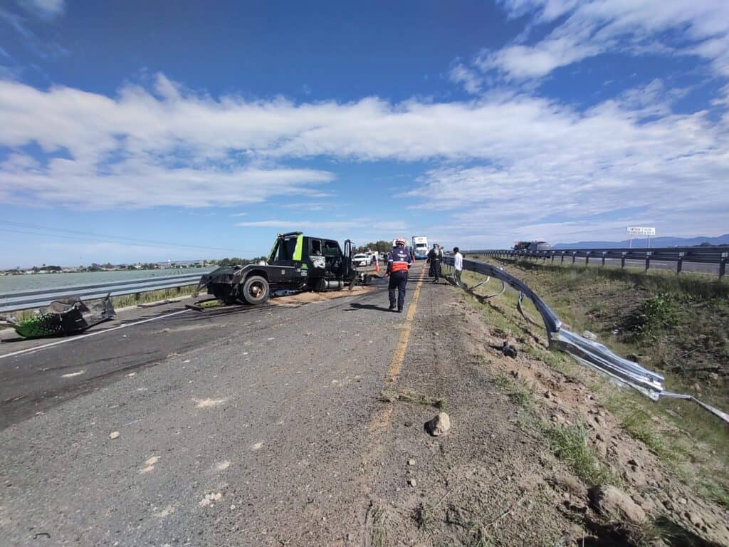 Choque de gran magnitud paraliza carretera León-Salamanca; no hubo víctimas mortales